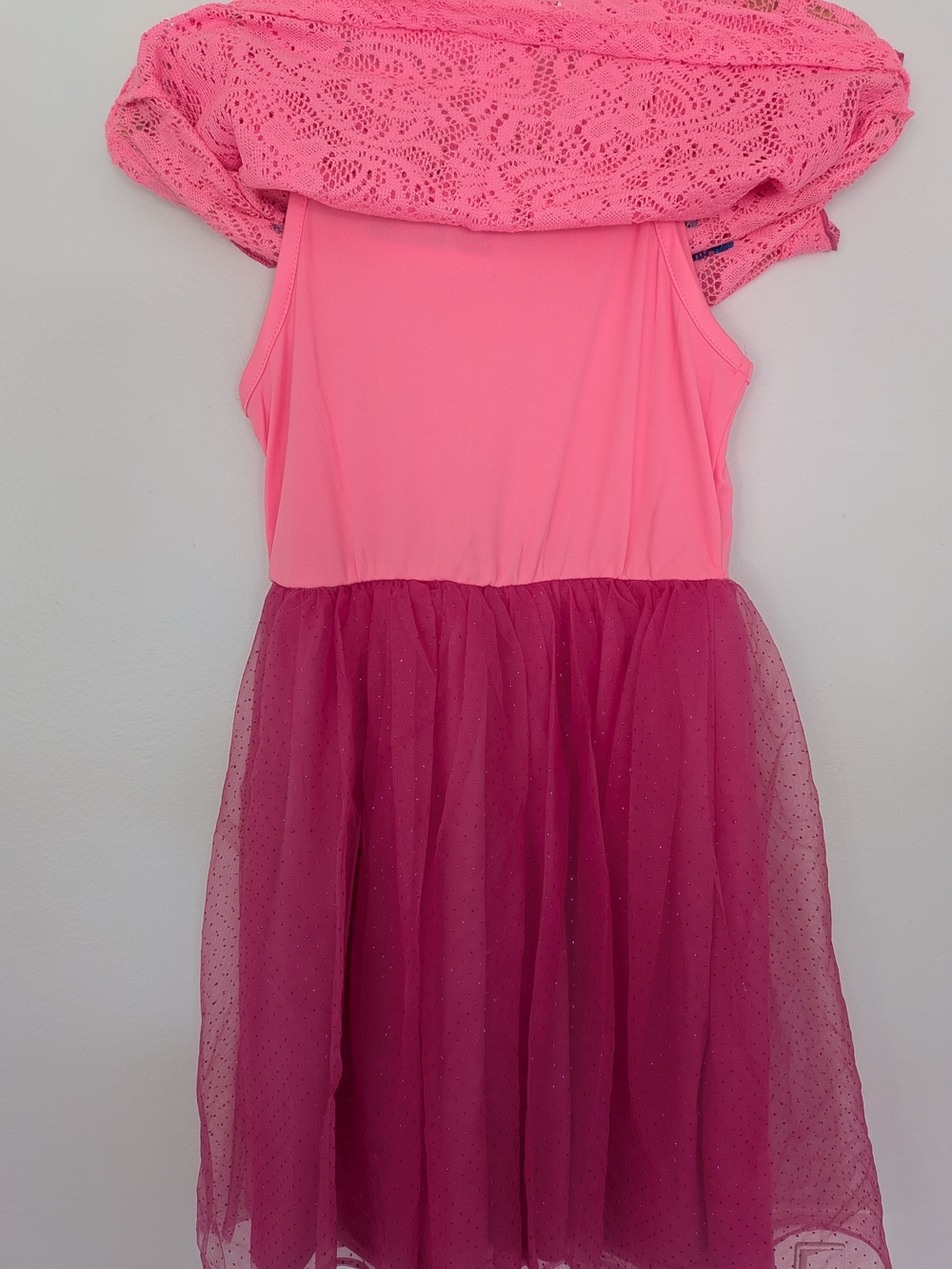 Girls L 10/12 Lot of 3 Dresses Pink Purple Tulle Tutu Hello Kitty Ballerina NWT - Picture 9 of 15